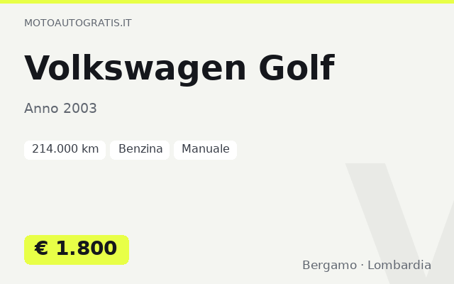 Volkswagen Golf