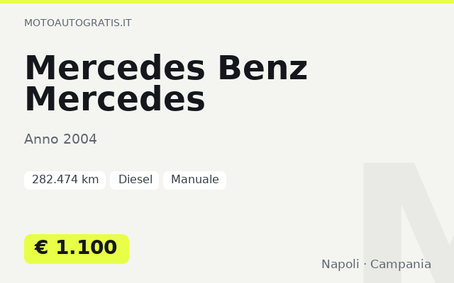 Mercedes Benz Mercedes