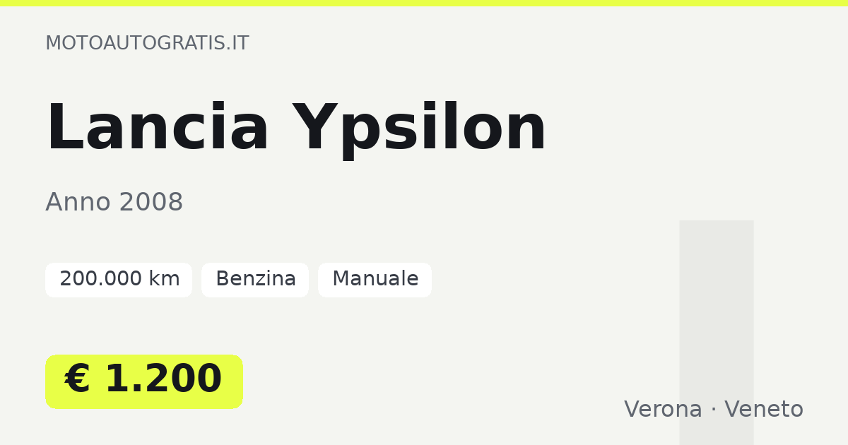 Lancia Ypsilon