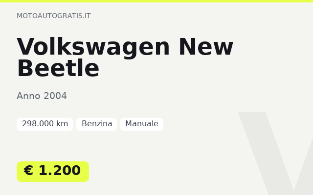 Volkswagen New Beetle