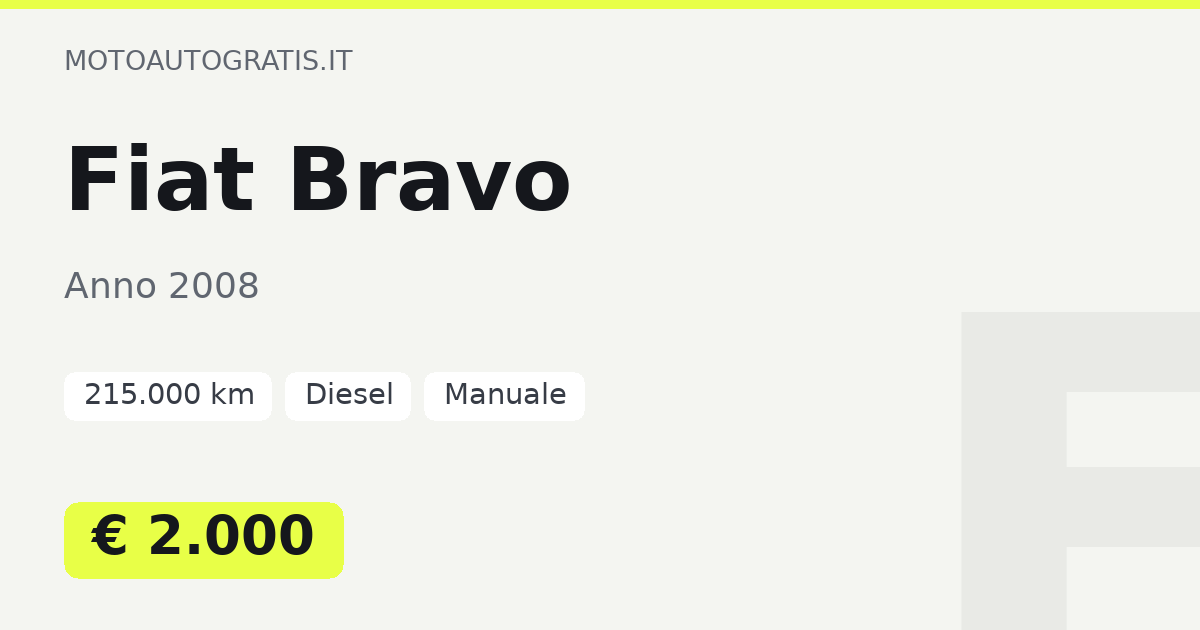 Fiat Bravo