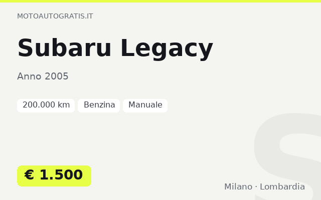 Subaru Legacy