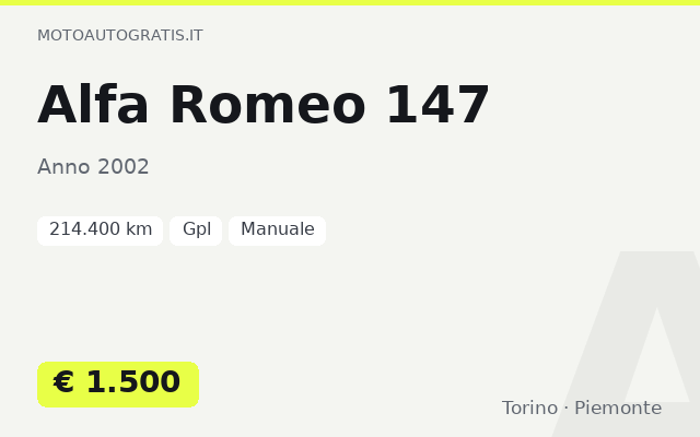 Alfa Romeo 147