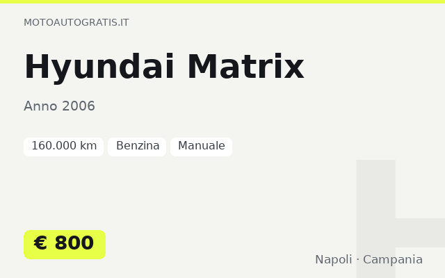 Hyundai Matrix