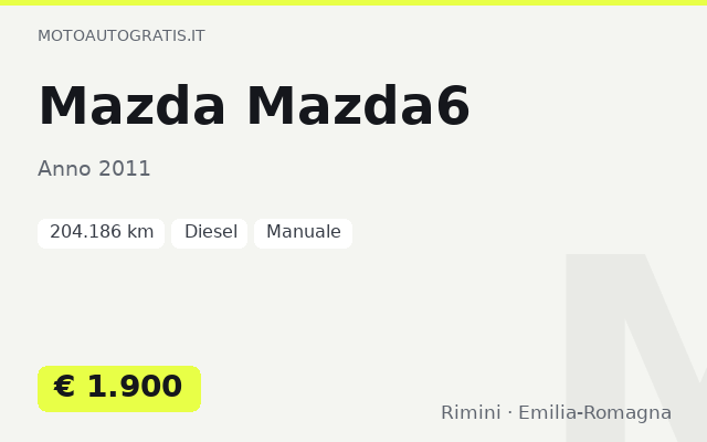 Mazda Mazda6