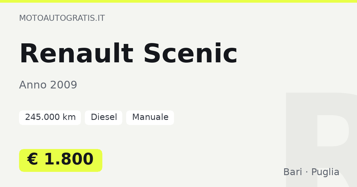 Renault Scenic