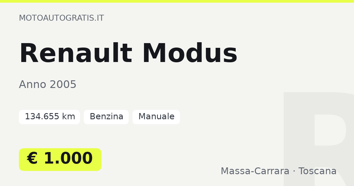 Renault Modus