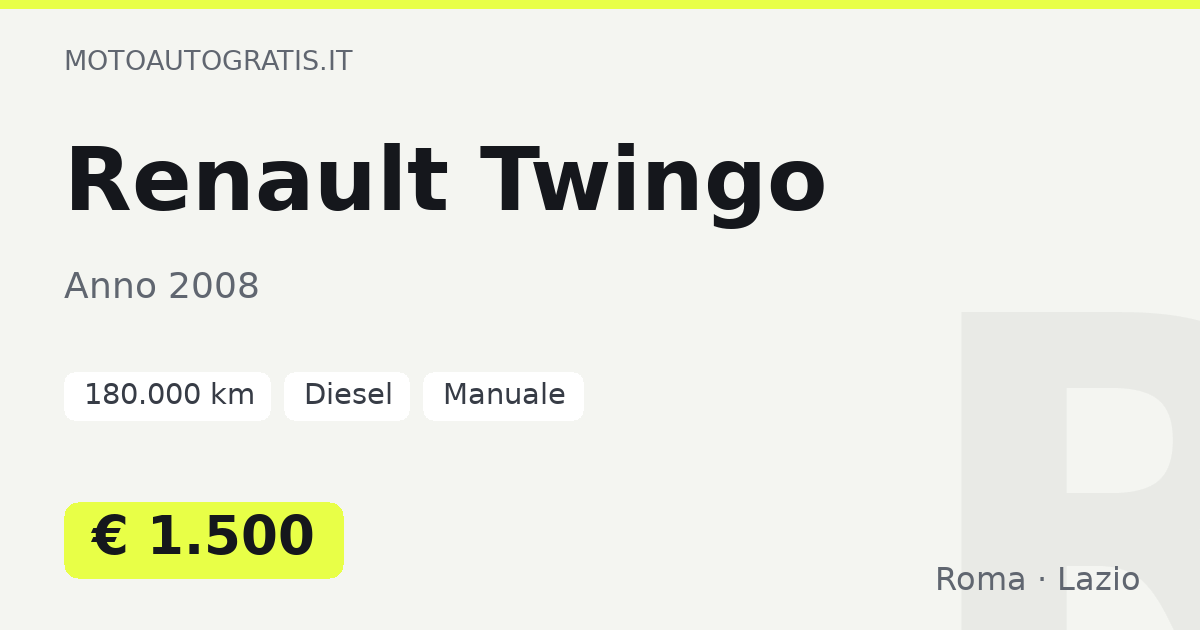 Renault Twingo