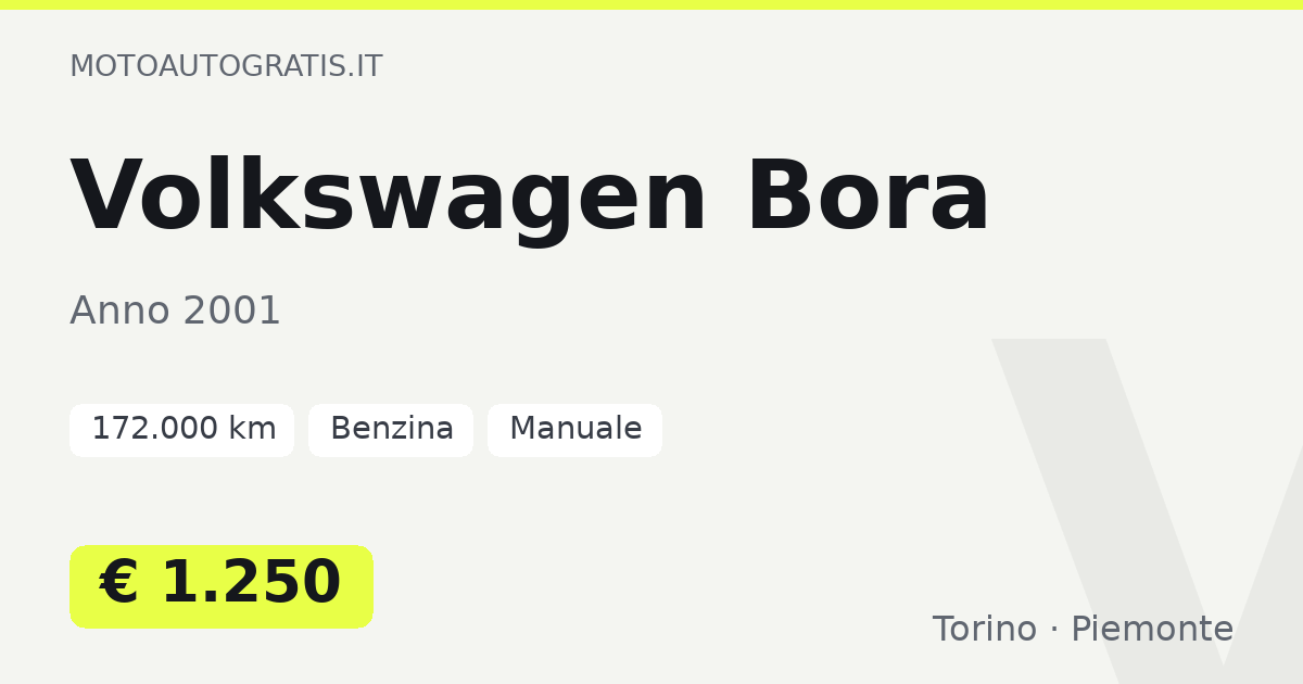 Volkswagen Bora