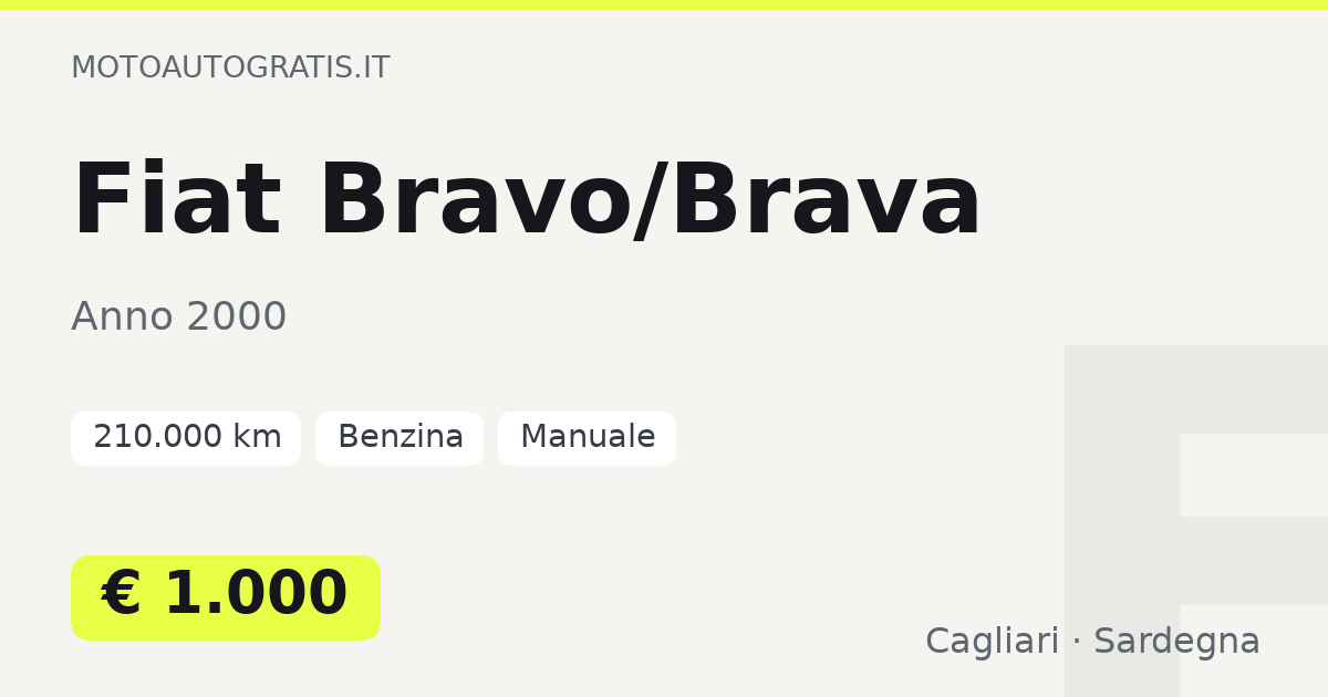 Fiat Bravo/Brava