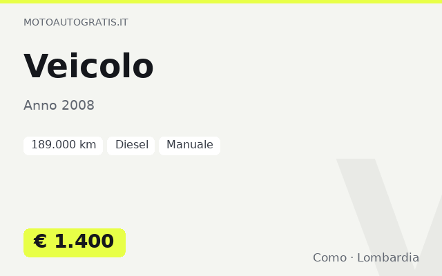 Veicolo