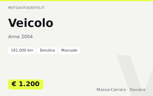 Veicolo