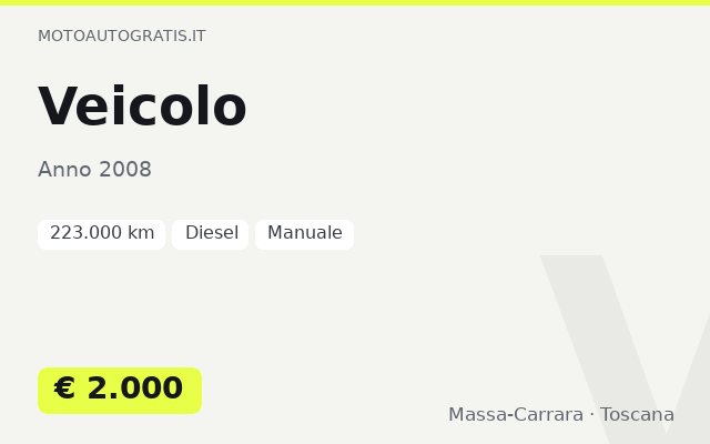 Veicolo