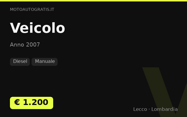 Veicolo