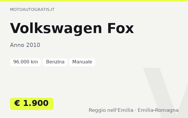Volkswagen Fox