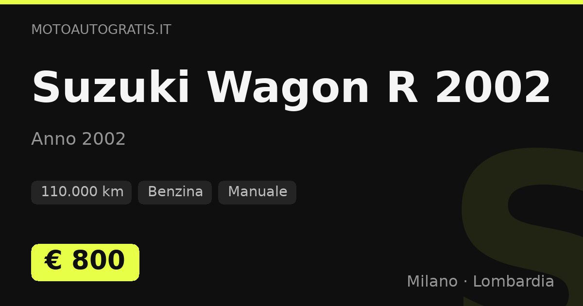 Suzuki Wagon R (2002)