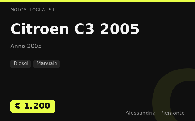 Citroen C3 2005