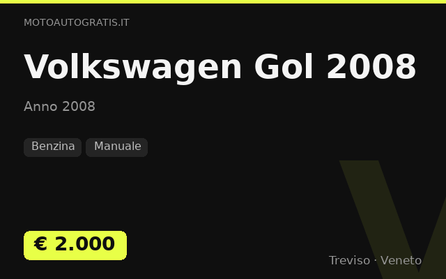 Volkswagen Gol 2008