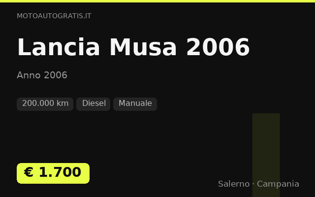 Lancia Musa 2006