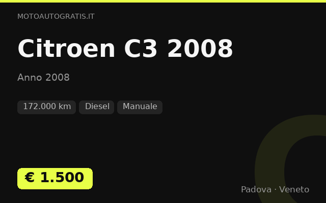 Citroen C3 2008