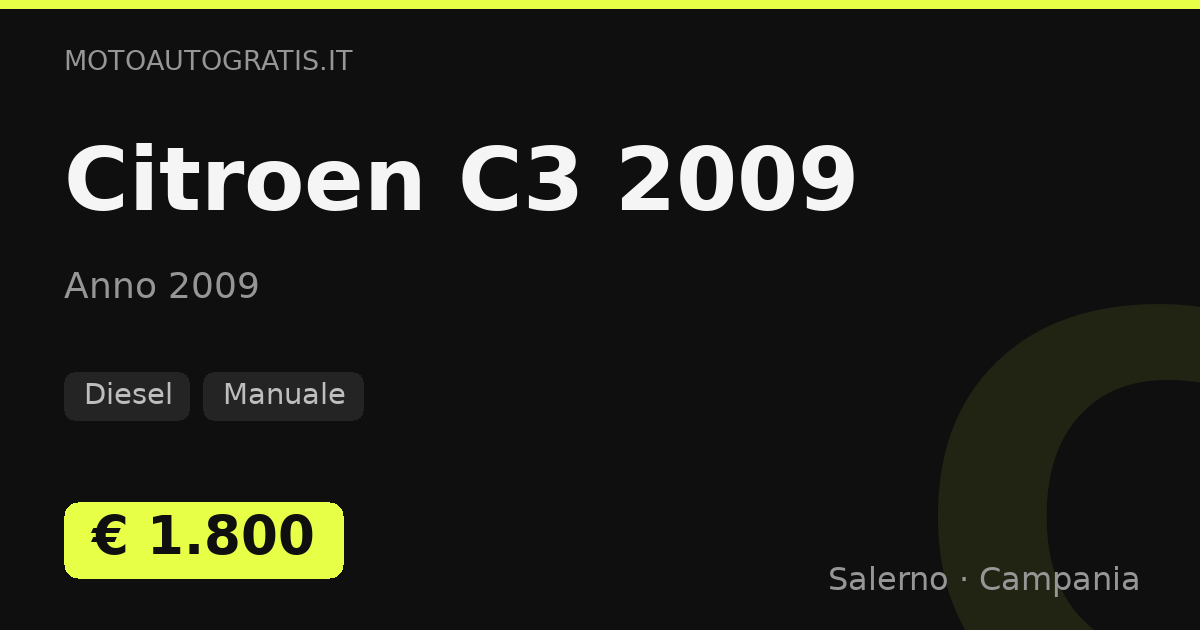 Citroen C3 2009