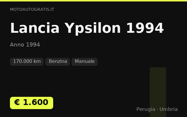 Lancia Ypsilon 1994