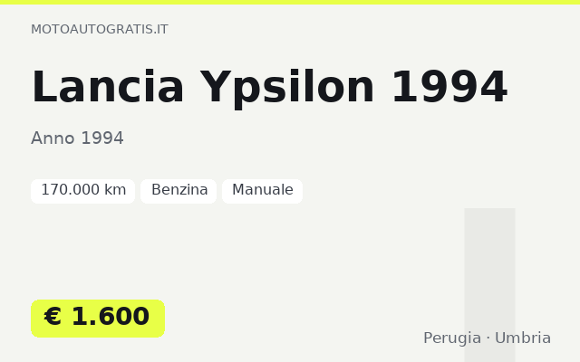 Lancia Ypsilon 1994