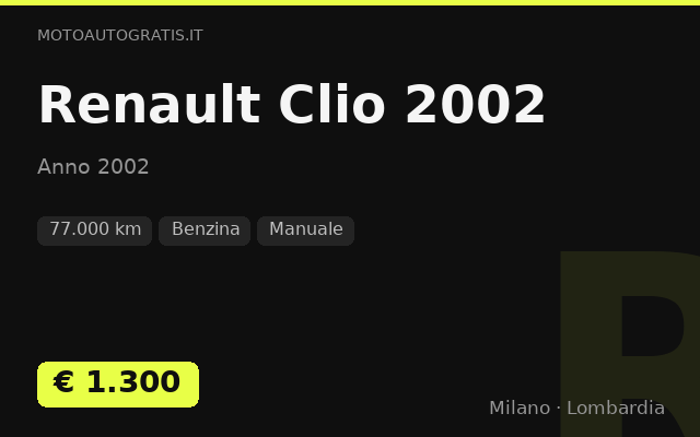 Renault Clio 2002