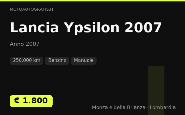 Lancia Ypsilon 2007