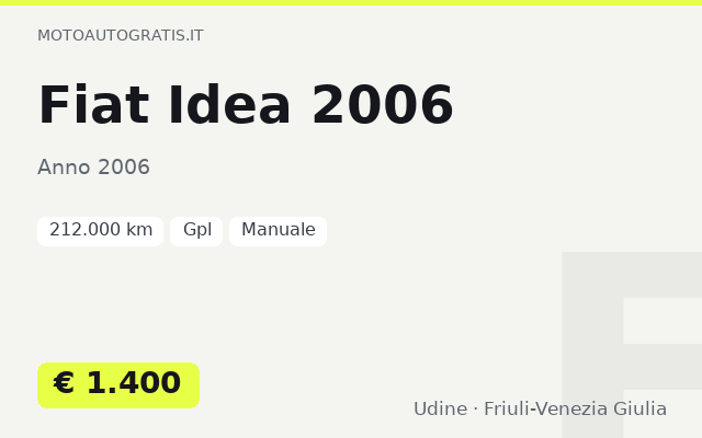 Fiat Idea 2006