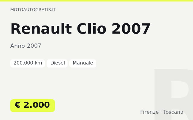 Renault Clio 2007
