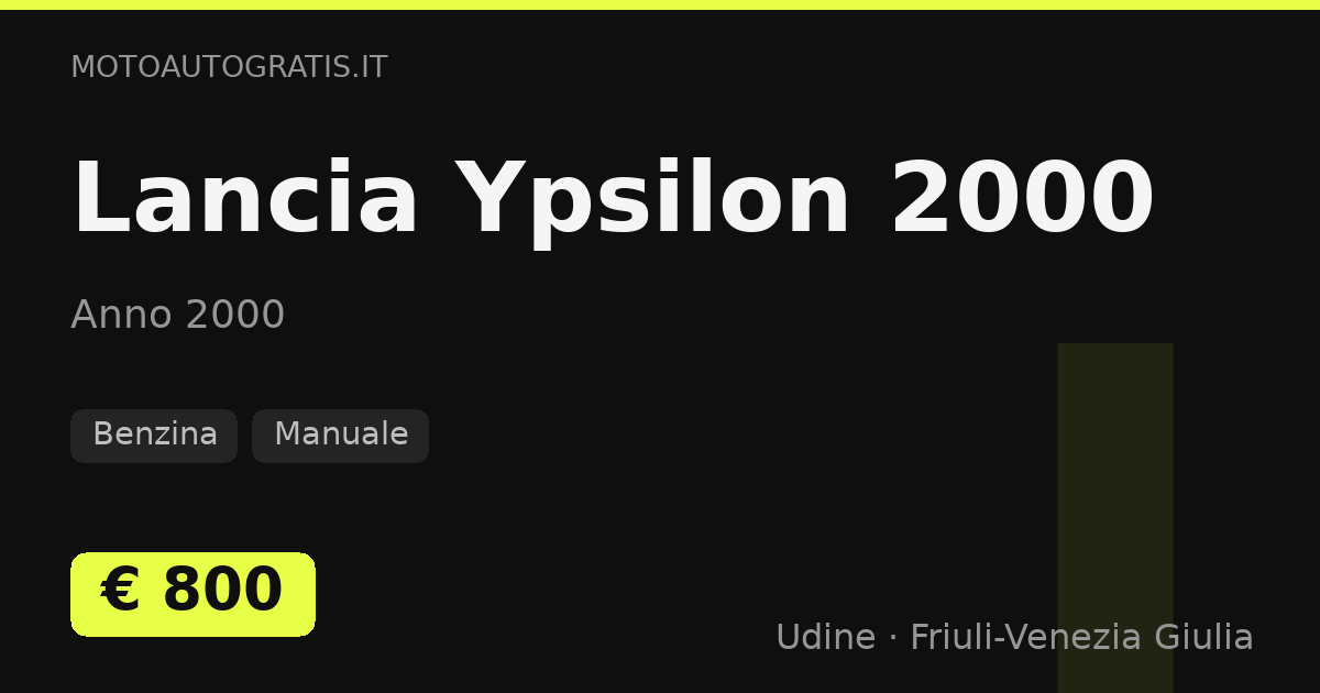 Lancia Ypsilon 2000