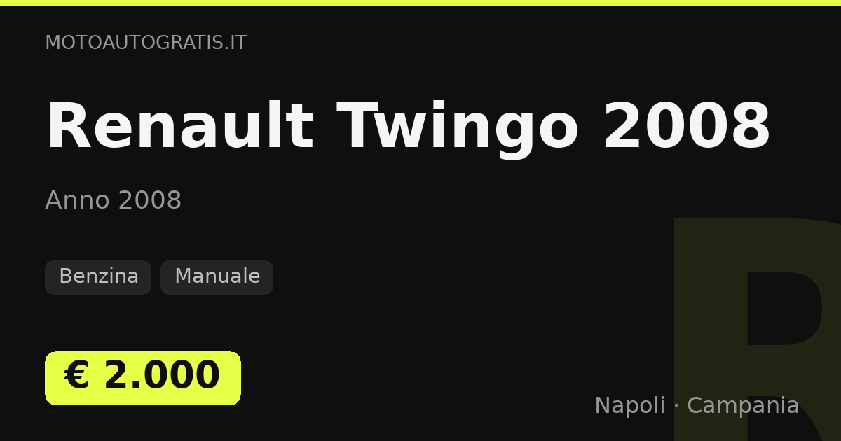 Renault Twingo 2008