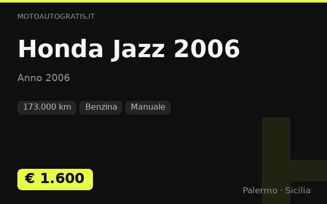Honda Jazz 2006