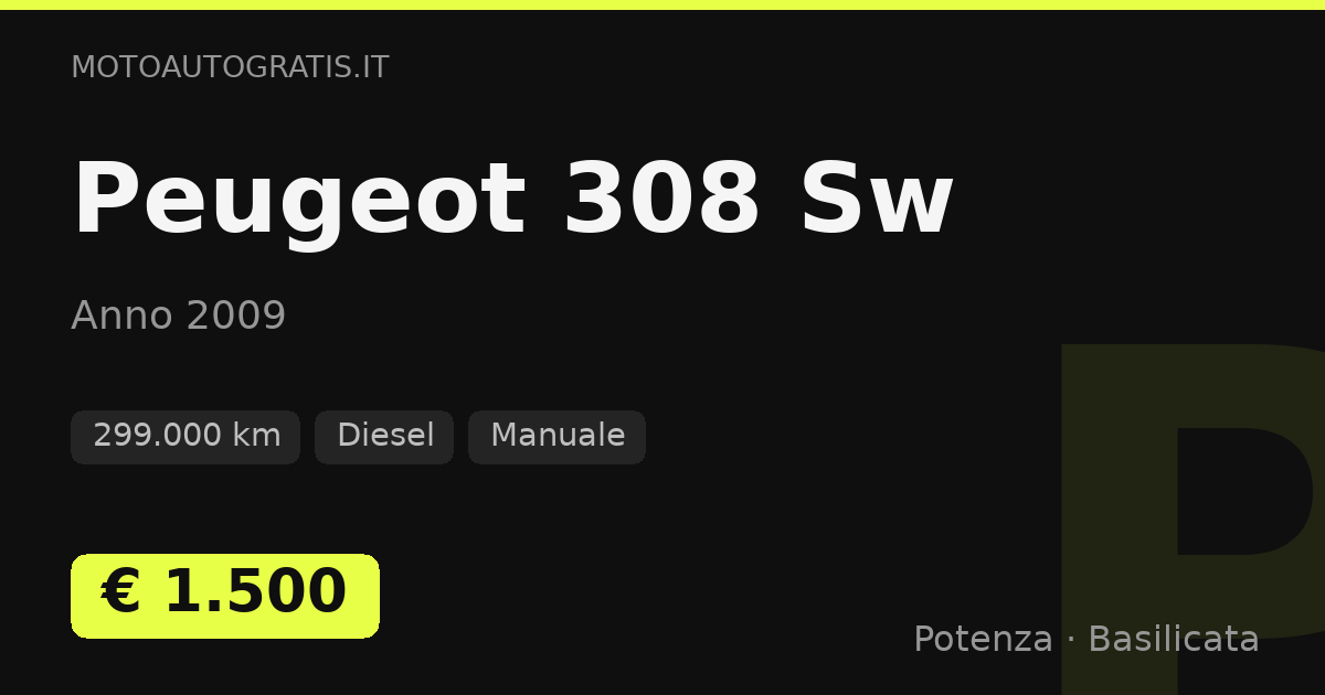 Peugeot 308 Sw