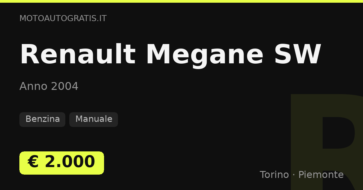 Renault Megane SW