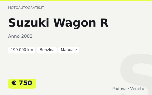 Suzuki Wagon R