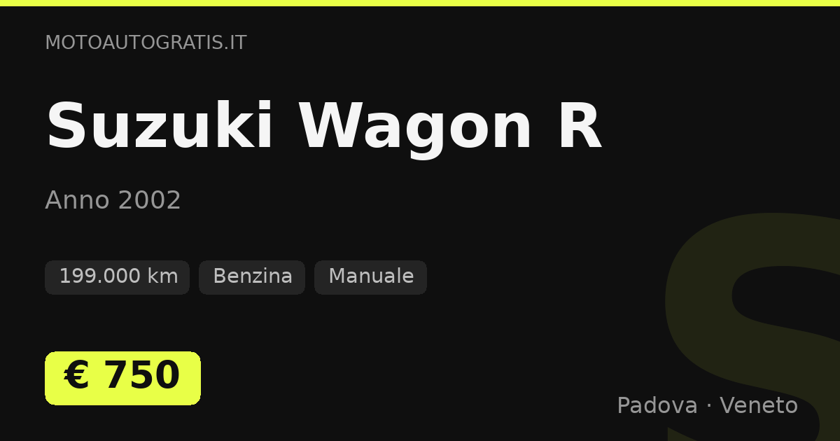 Suzuki Wagon R