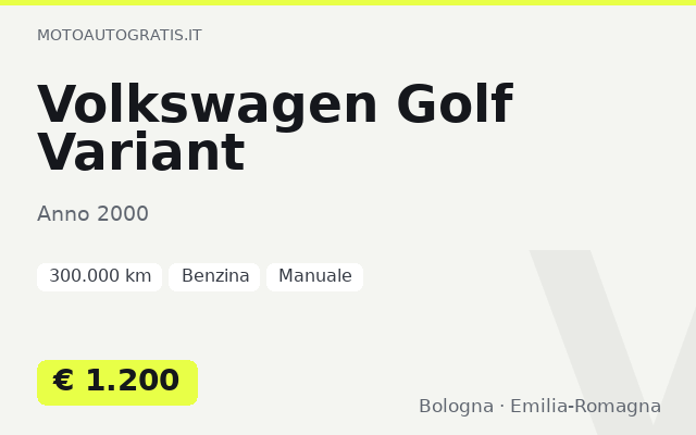 Volkswagen Golf Variant