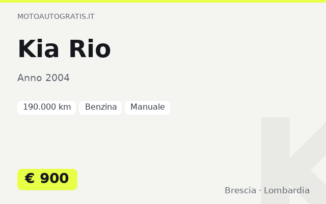 Kia Rio