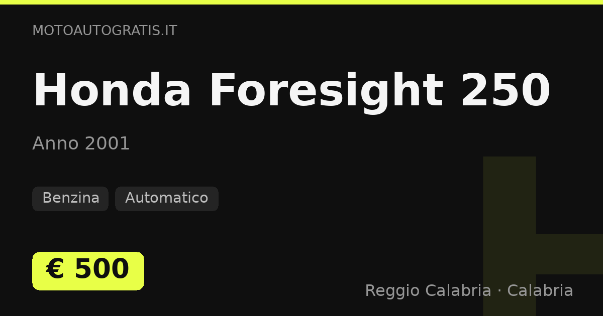 Honda Foresight 250