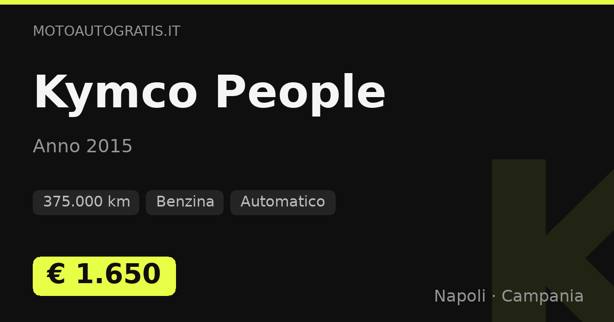 Kymco People