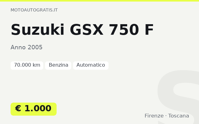 Suzuki GSX 750 F