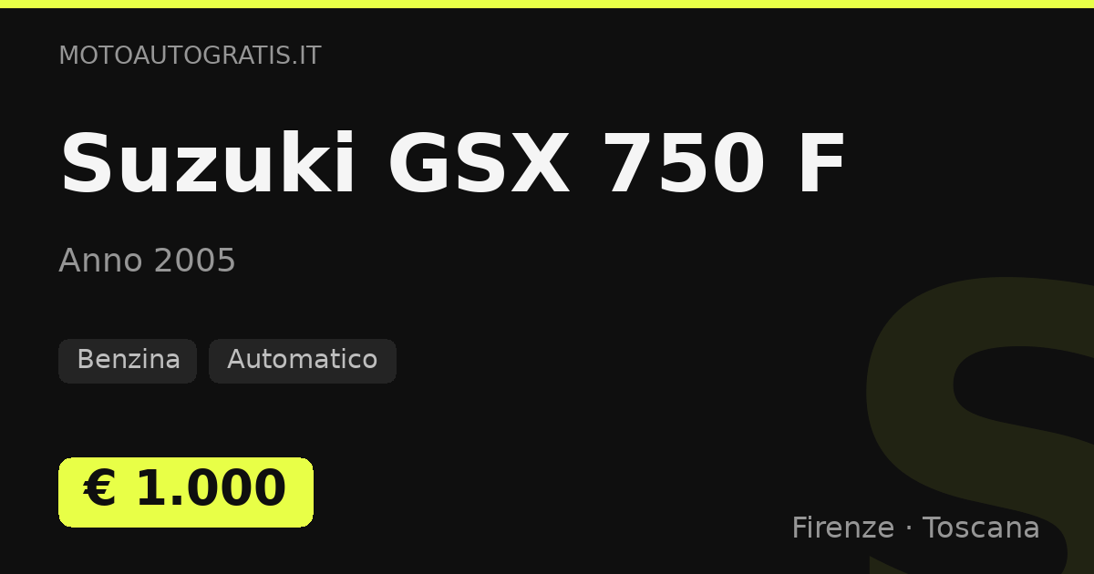 Suzuki GSX 750 F