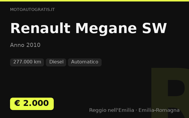 Renault Megane SW