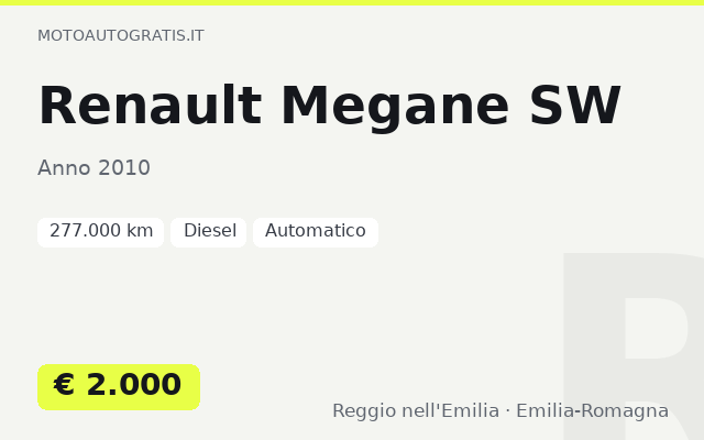 Renault Megane SW