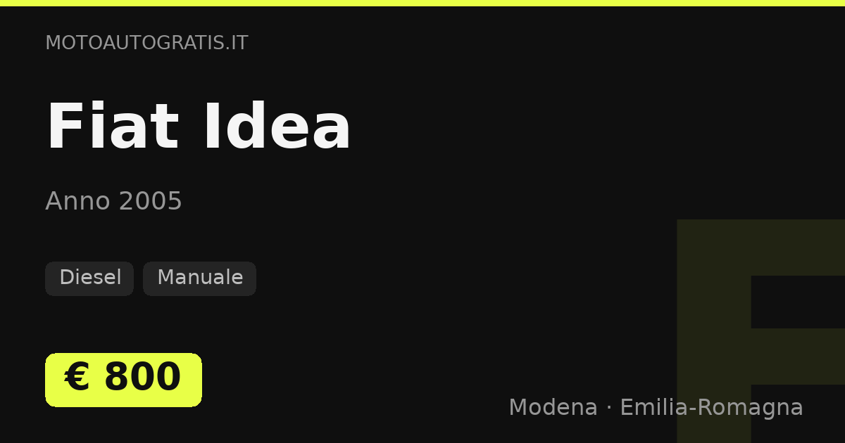 Fiat Idea