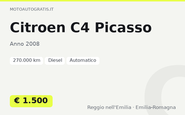 Citroen C4 Picasso