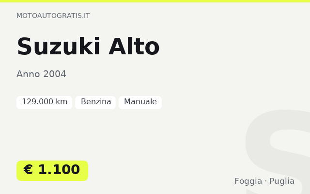 Suzuki Alto