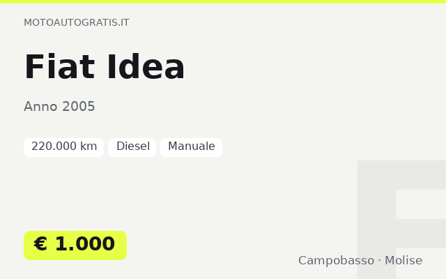 Fiat Idea